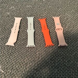 Apple Watch Band Set - Pink, Green, Orange, Cream